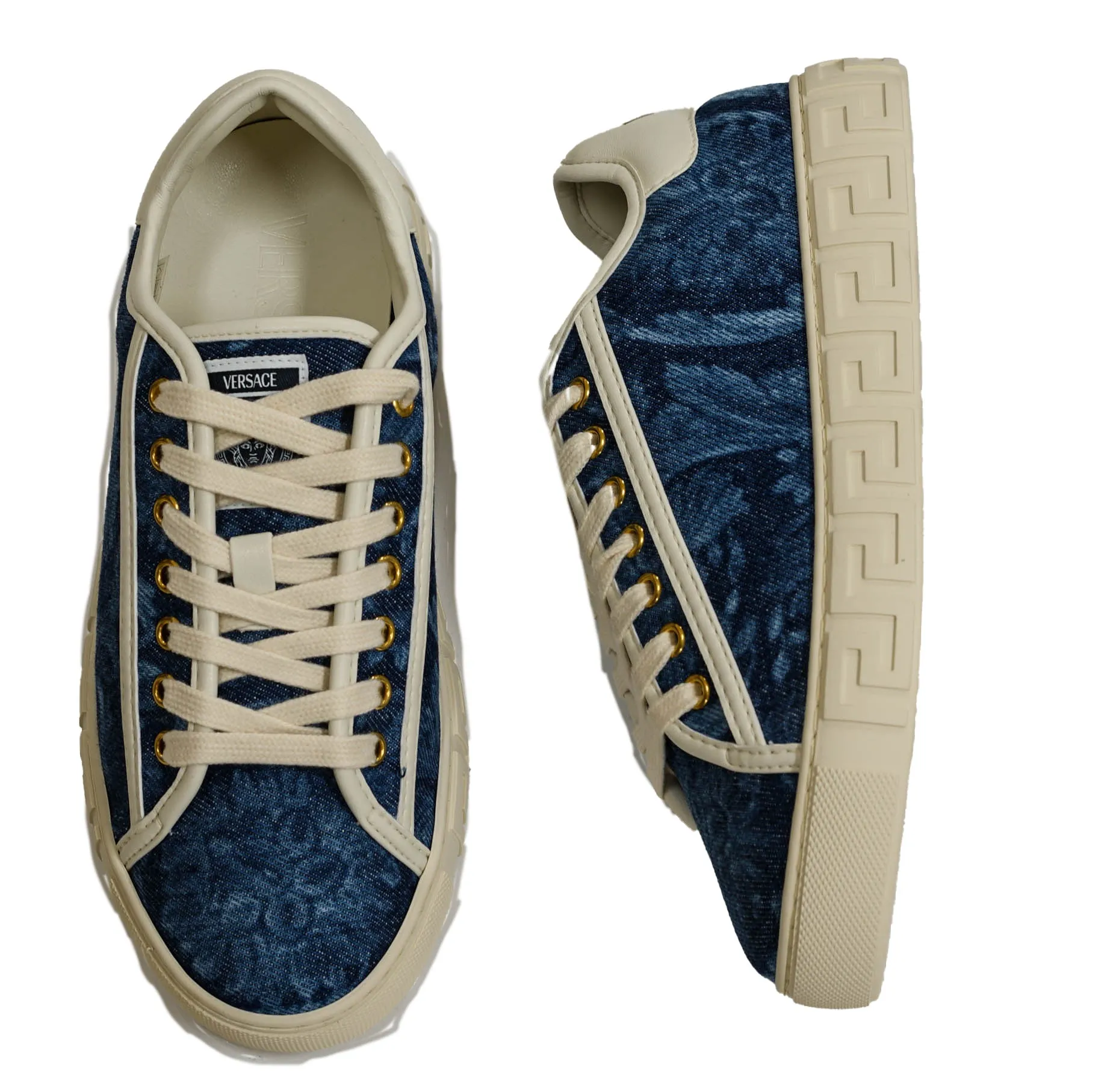 Versace Women's Denim Sneaker 1013568 - 30% OFF