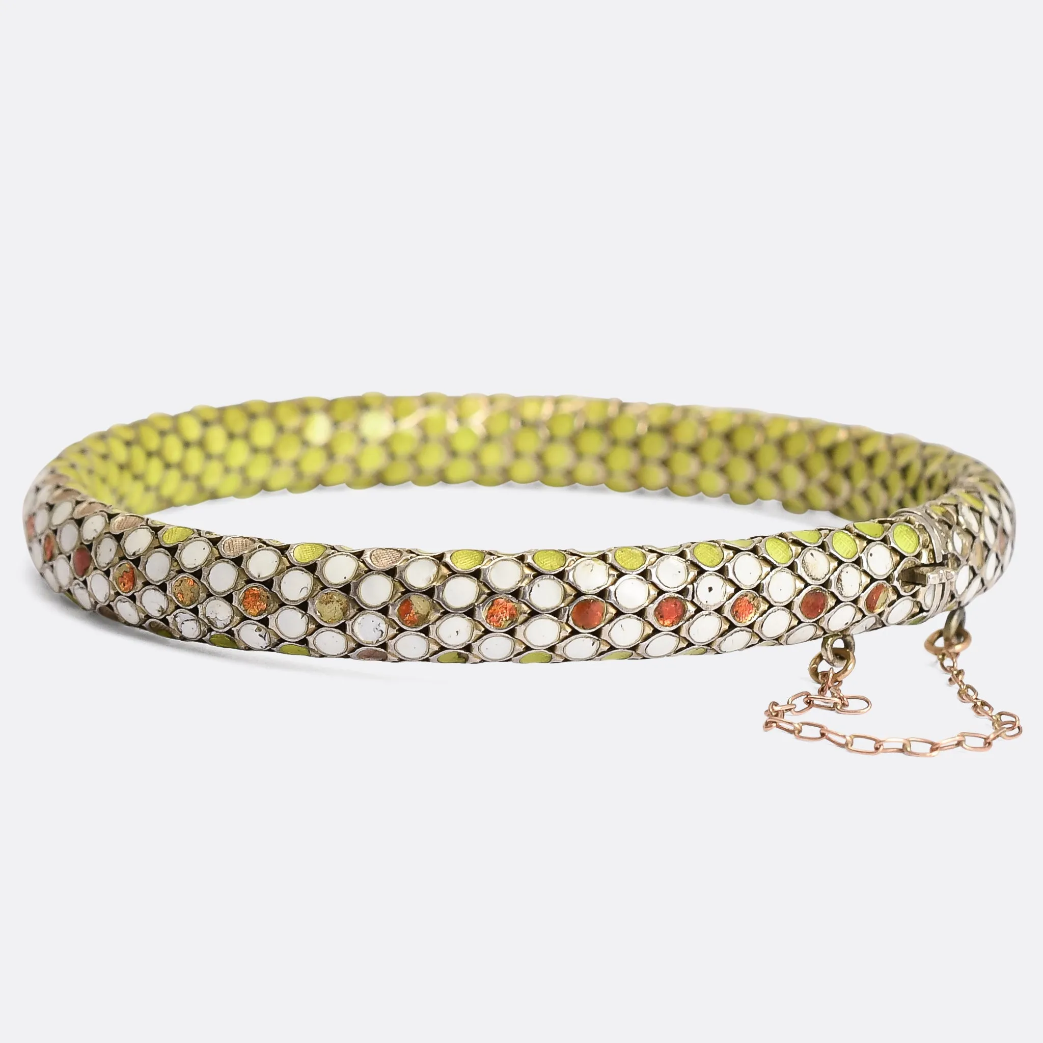 Victorian Enamel Snake Bracelet