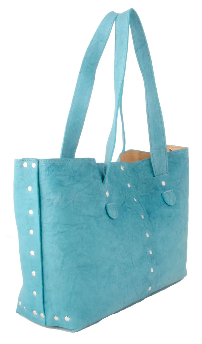 Vin Baker Handbags - Tuscany Tote in Turquoise