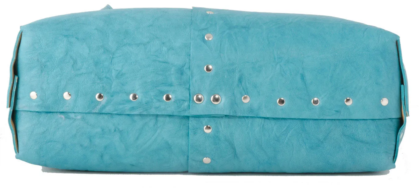 Vin Baker Handbags - Tuscany Tote in Turquoise