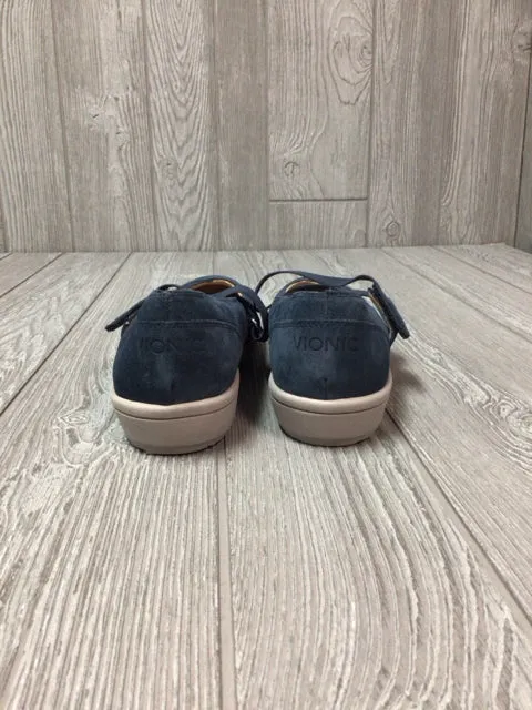 Vionic Blue Suede Flats Size 9