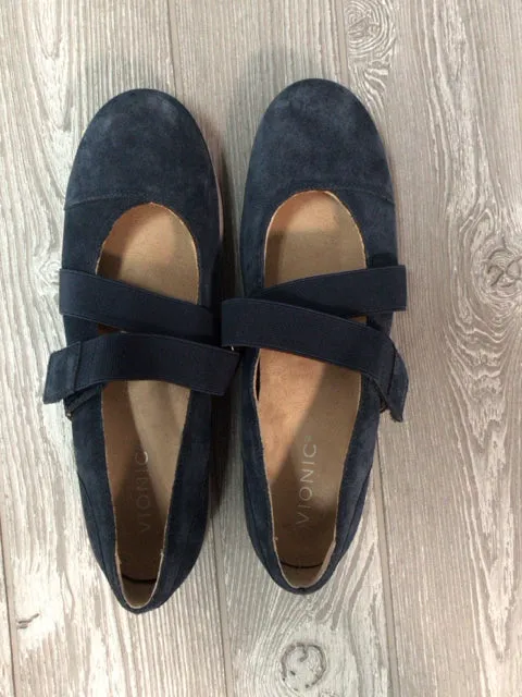 Vionic Blue Suede Flats Size 9