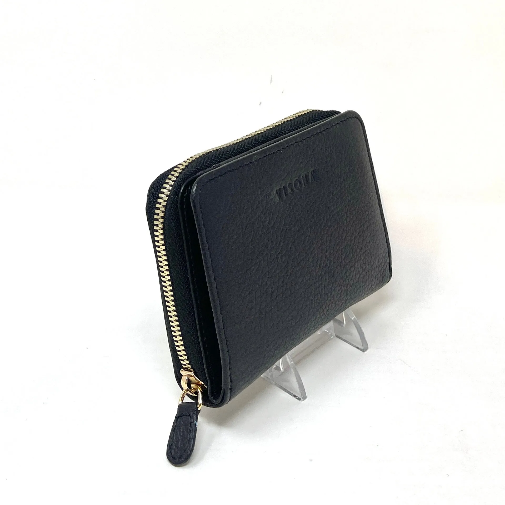 Visona Square Zip Around Wallet