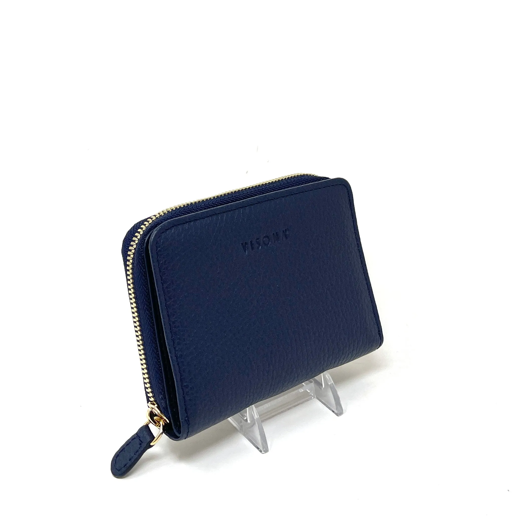 Visona Square Zip Around Wallet