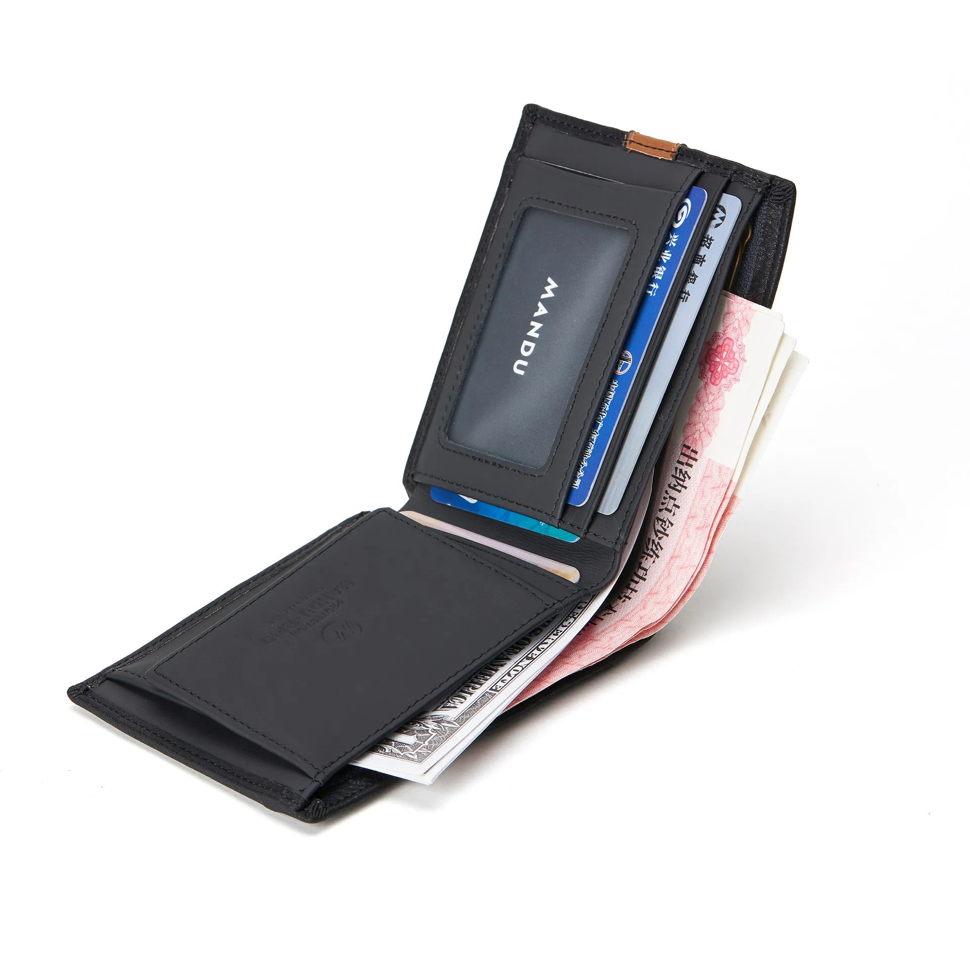 WA358 - RFID Anti-Theft Genuine Leather Men's Wallet