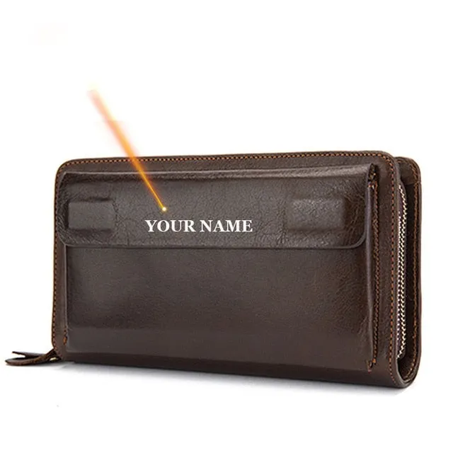 Wallet Leather Men Purse Money Bag