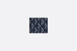 Wallet • Navy Blue CD Diamond Canvas
