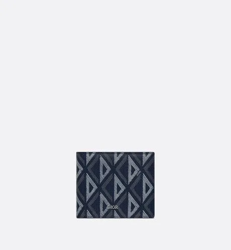 Wallet • Navy Blue CD Diamond Canvas