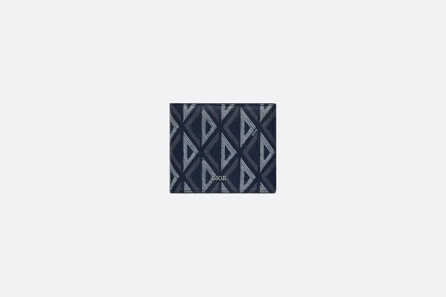 Wallet • Navy Blue CD Diamond Canvas