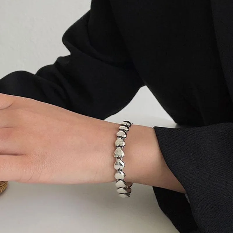 Water Resistant Tarnish Free Sterling Silver Bangle Bracelets - set of 2
