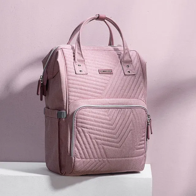 Waterproof Diaper Bag| Backpack Quilted| Large Maternity Nursing Bag| Travel Backpack| Stroller Baby Bag Nappy Baby Care