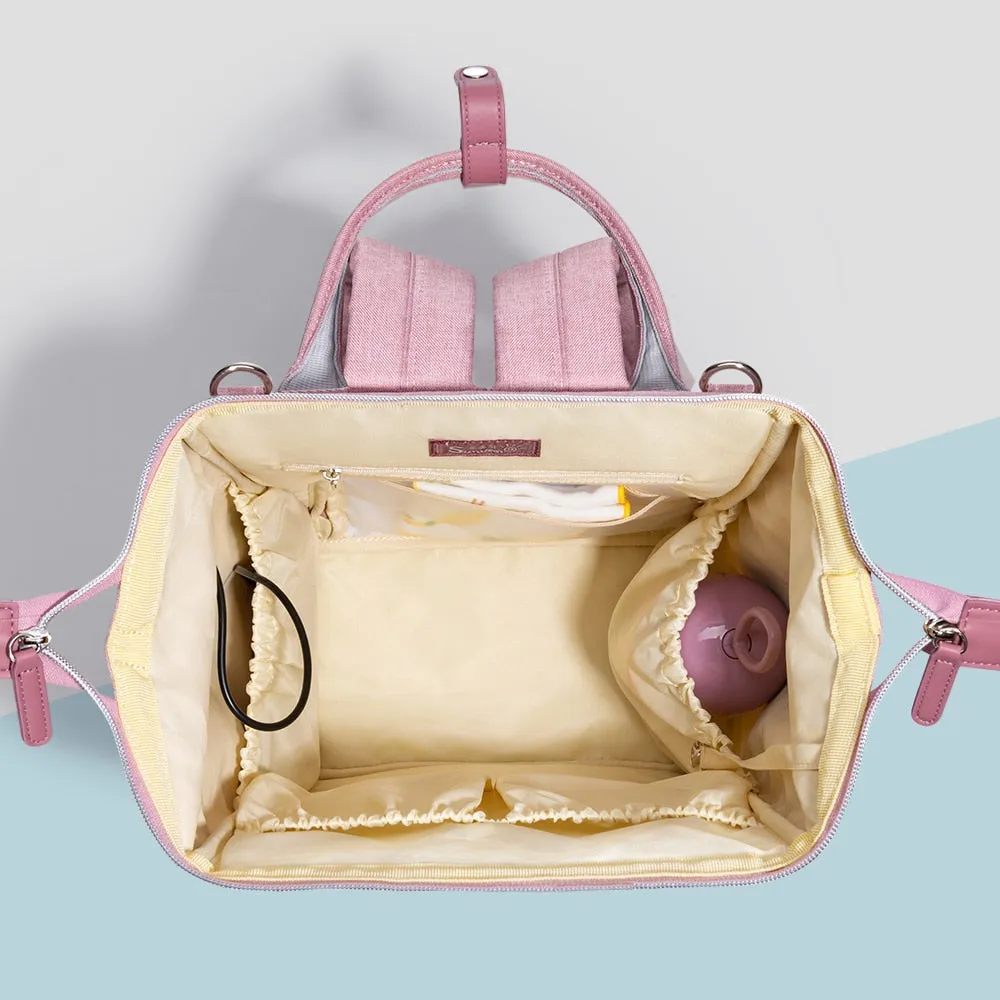 Waterproof Diaper Bag| Backpack Quilted| Large Maternity Nursing Bag| Travel Backpack| Stroller Baby Bag Nappy Baby Care
