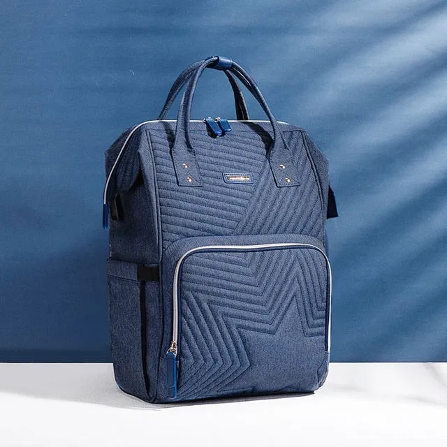 Waterproof Diaper Bag| Backpack Quilted| Large Maternity Nursing Bag| Travel Backpack| Stroller Baby Bag Nappy Baby Care