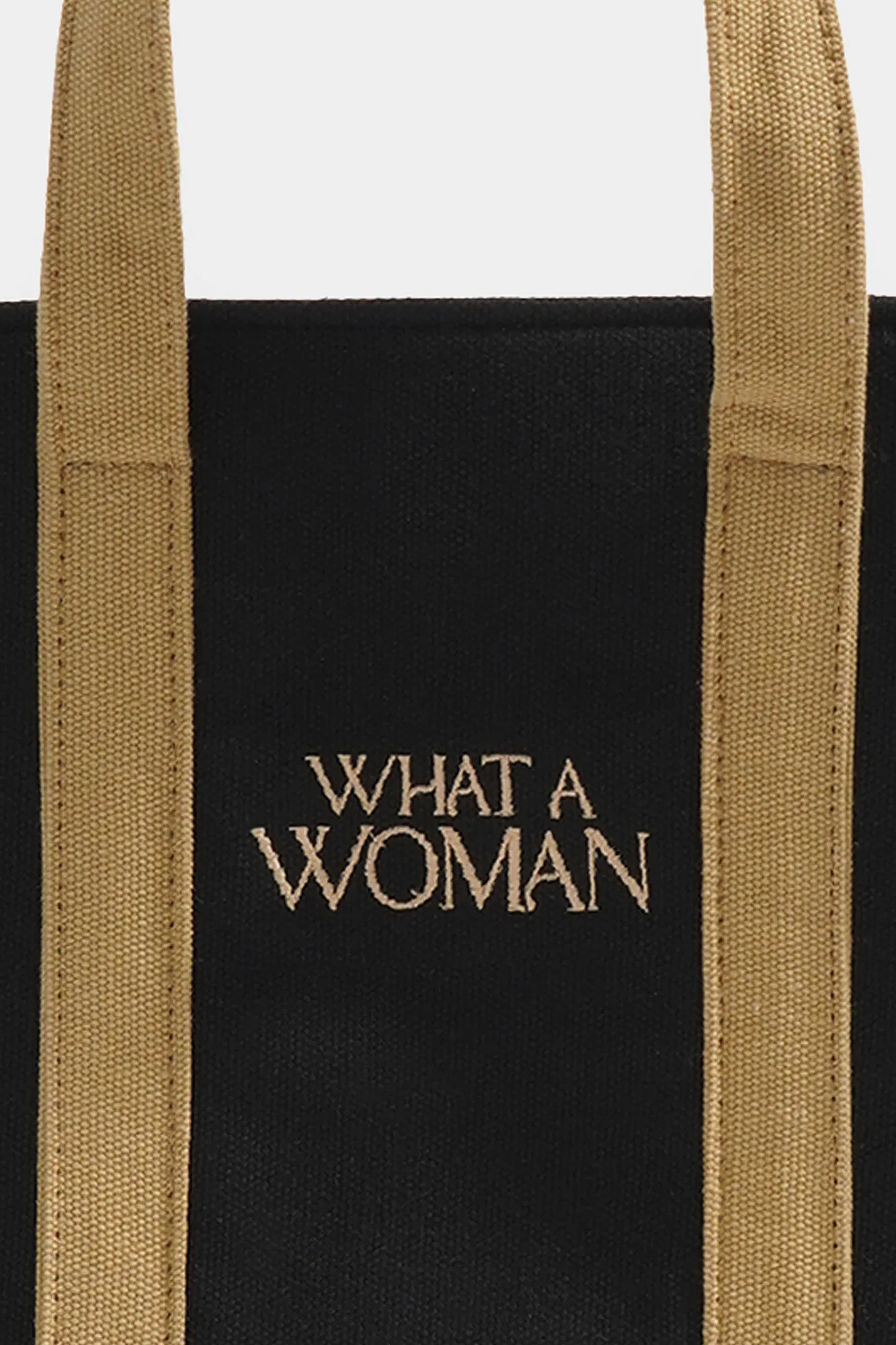 What A Woman Canvas Box Bag