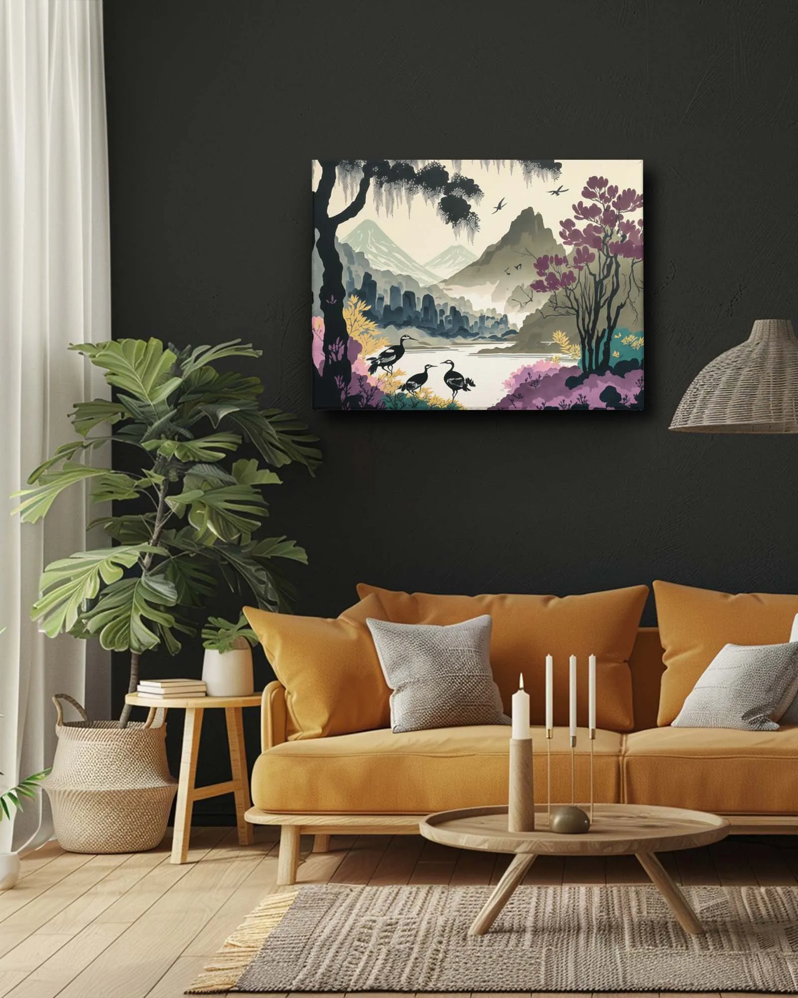 Whispering valley serenity canvas art