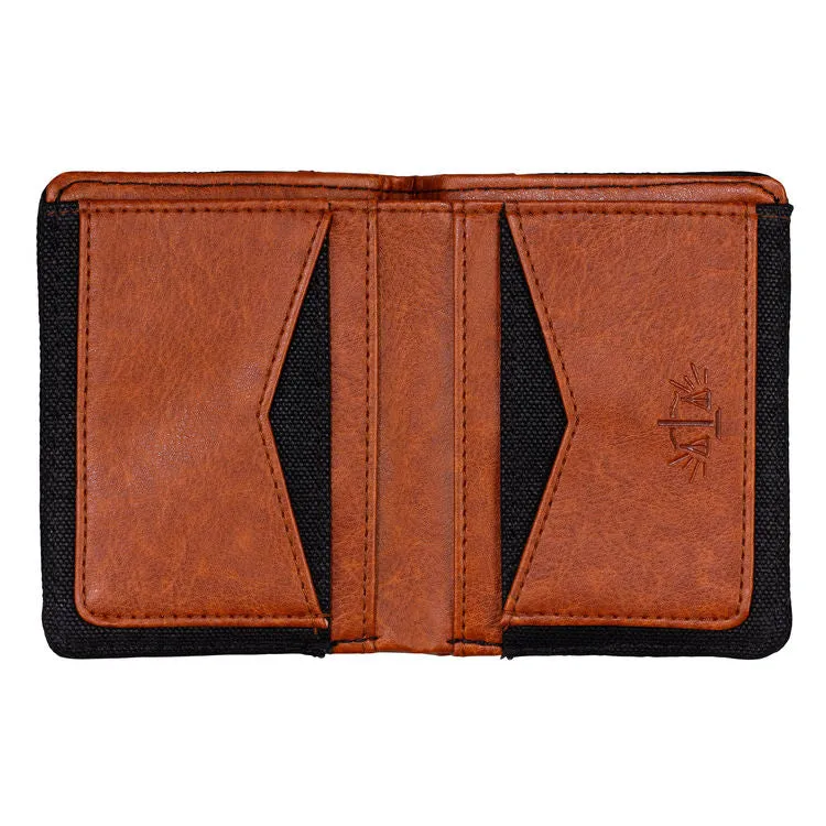 Wild & Wolf Gentlemen's Hardware Brown Canvas Wallet