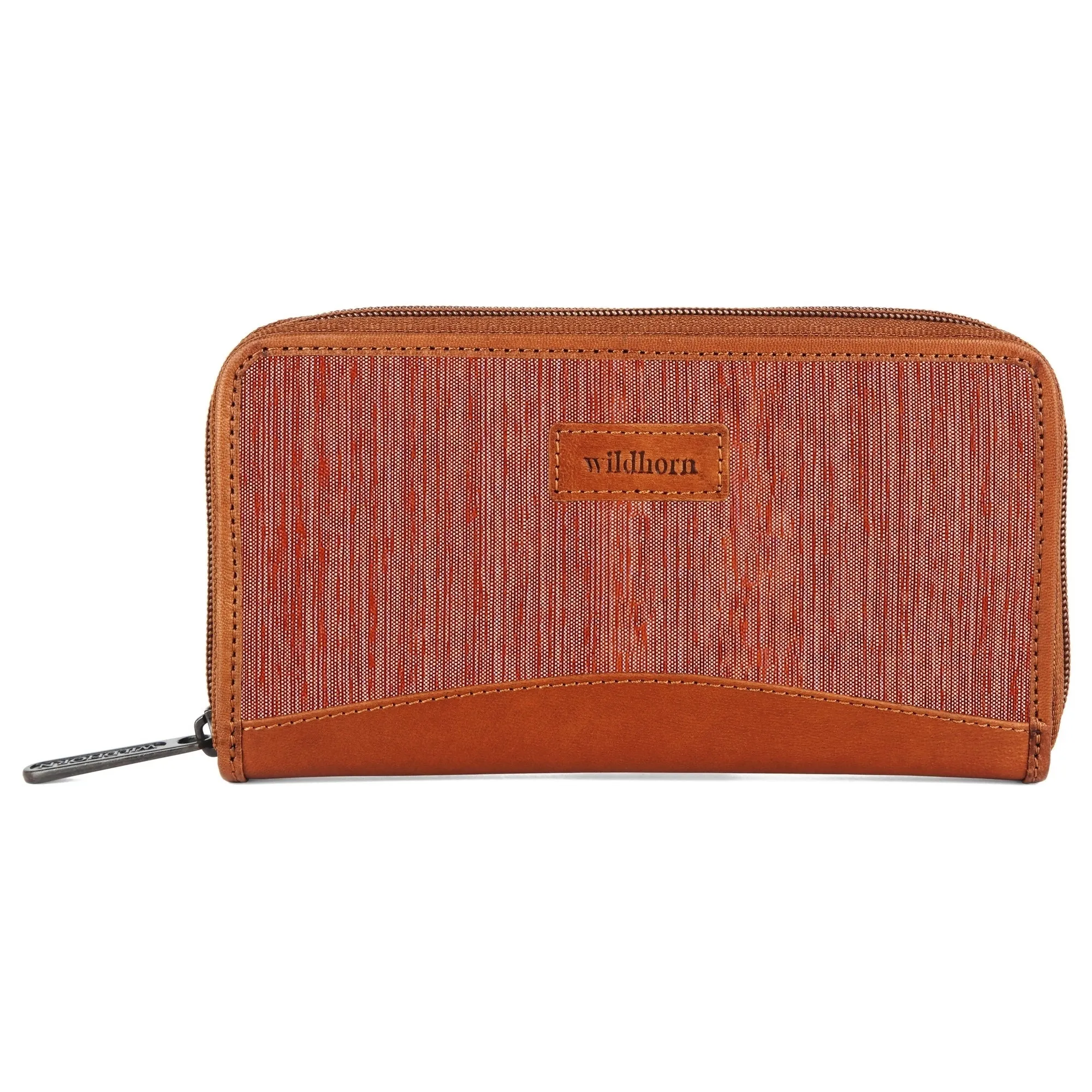 WildHorn Women's Canvas Wallet Clutch - Stylish, Spacious I Zip Around Wallet for Travel, Holds Cards, Phone, Cash