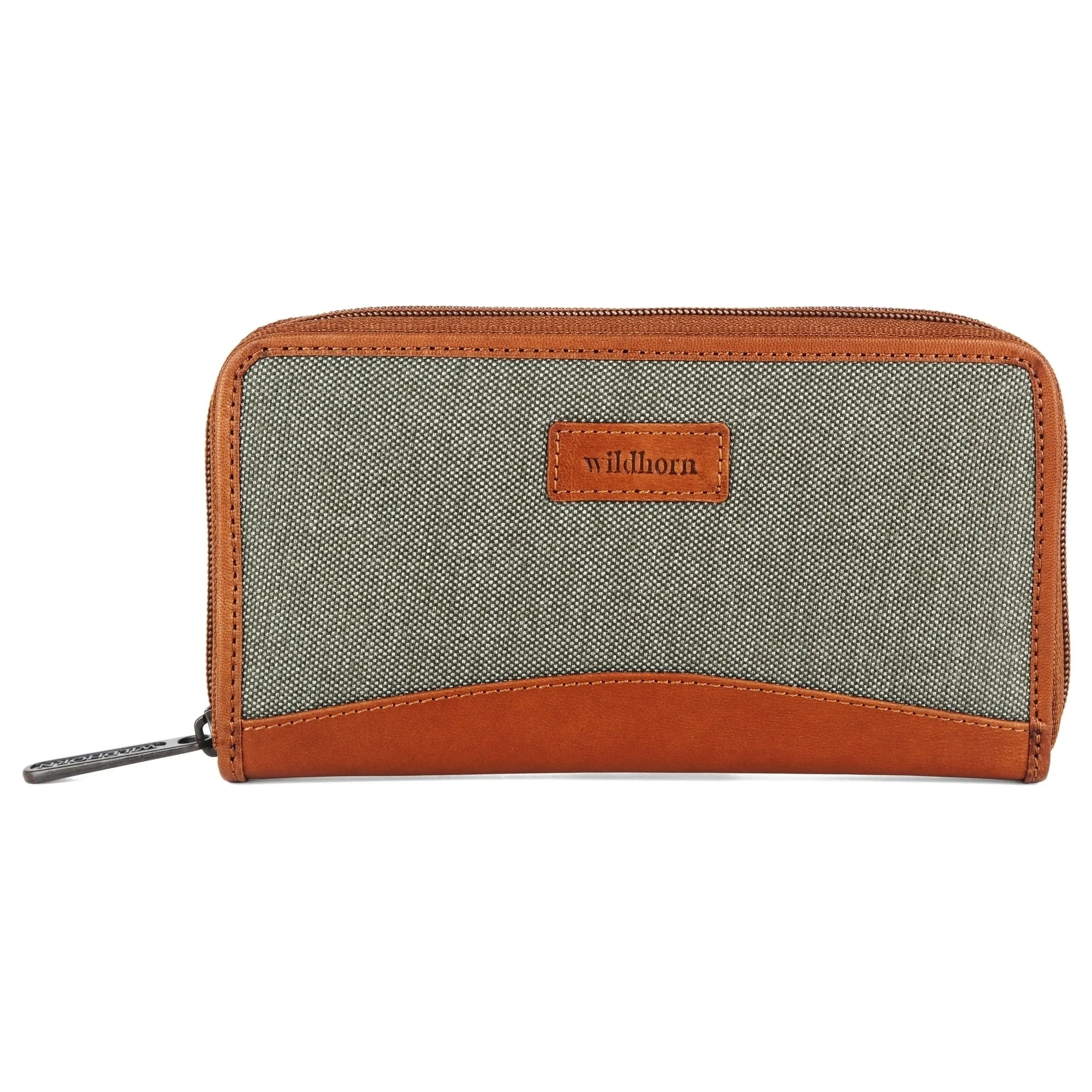 WildHorn Women's Canvas Wallet Clutch - Stylish, Spacious I Zip Around Wallet for Travel, Holds Cards, Phone, Cash.