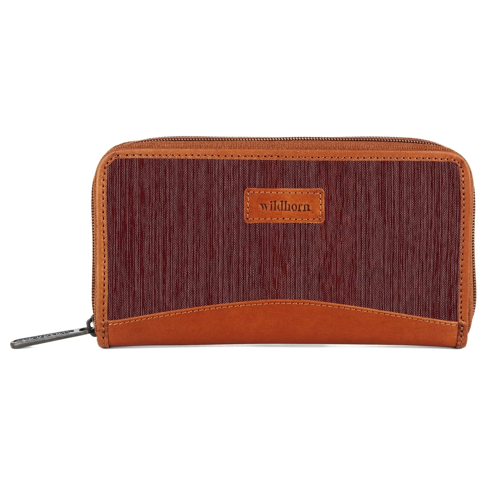 WildHorn Women's Canvas Wallet Clutch - Stylish, Spacious I Zip Around Wallet for Travel, Holds Cards, Phone, Cash
