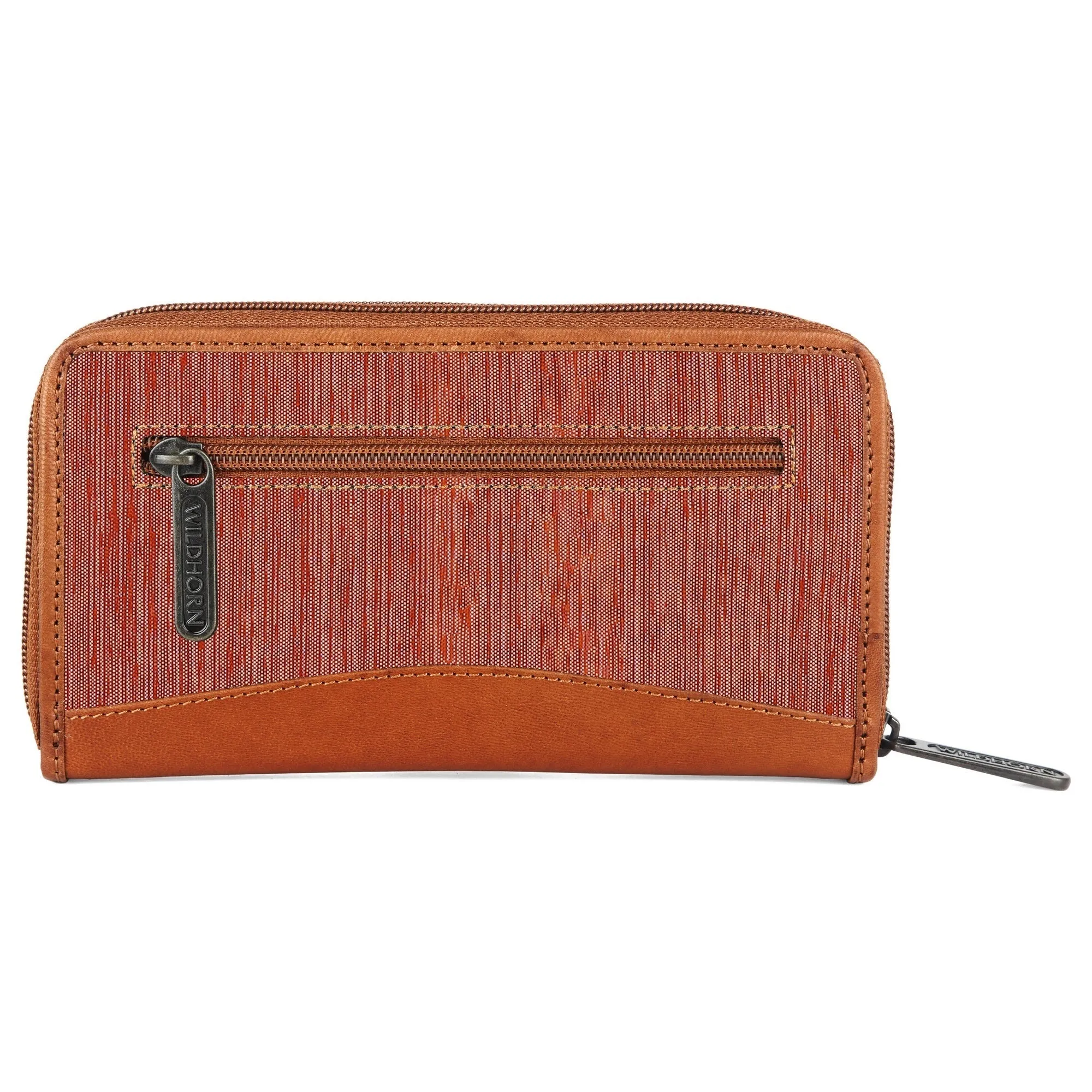 WildHorn Women's Canvas Wallet Clutch - Stylish, Spacious I Zip Around Wallet for Travel, Holds Cards, Phone, Cash