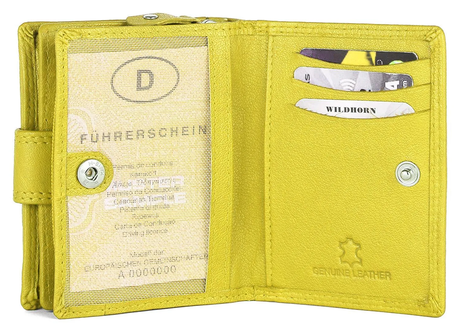 WILDHORN® Women's Leather Wallet and Pen Combo Set
