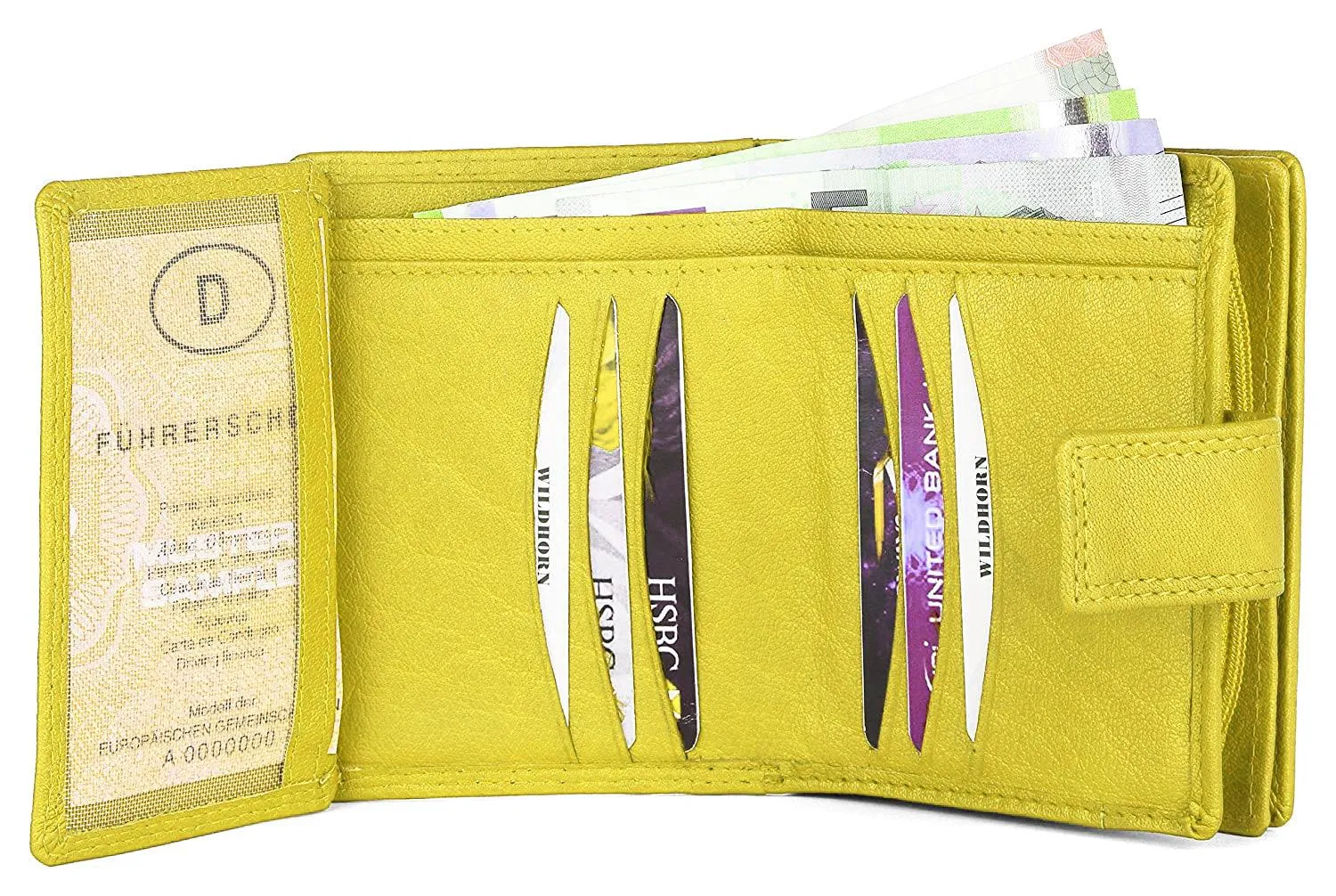 WILDHORN® Women's Leather Wallet and Pen Combo Set
