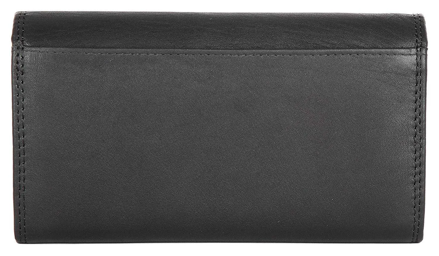 WildHorn®Women's Leather Wallet and Pen Combo Set