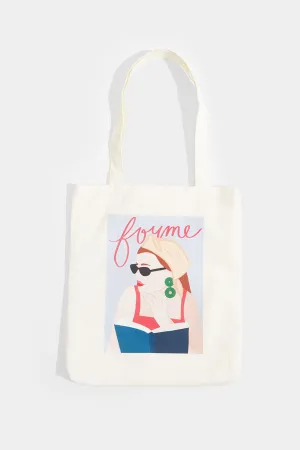 Woman Graphic Tote Bag