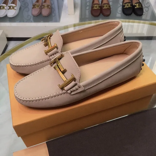 Women light luxury designer comfortable loafers