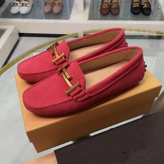 Women light luxury designer comfortable loafers