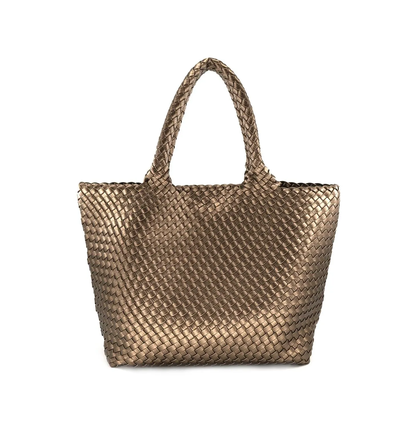 Women's Abbot Woven Tote Bag In Bronze