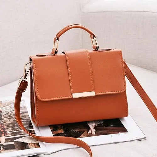 Women’s PU Leather Small Flap Shoulder & Crossbody Bag