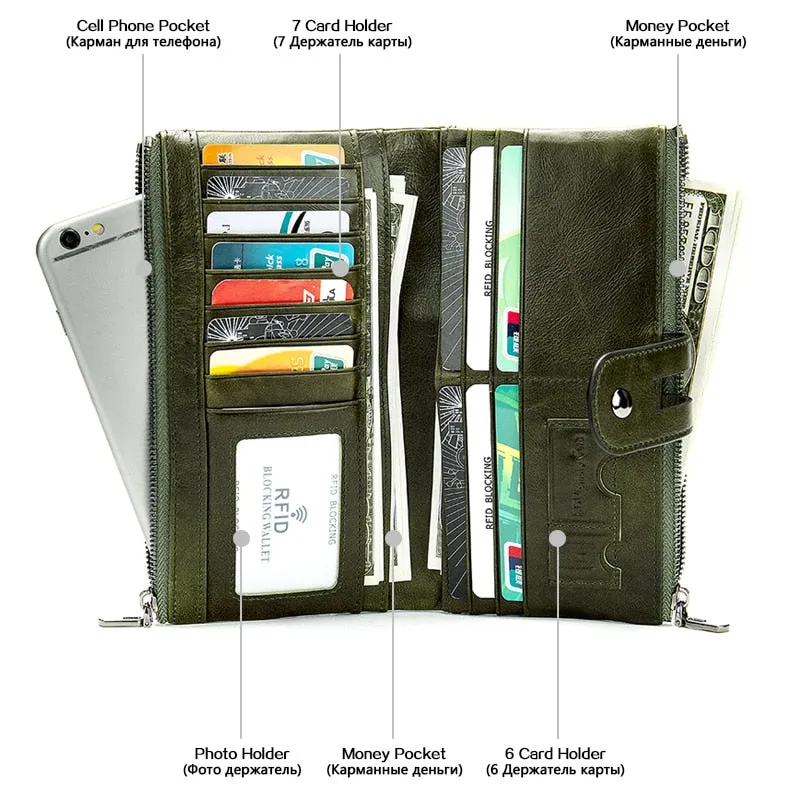 Women's Wallet Made Of Leather