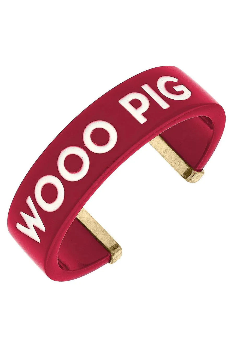 Woo Pig Resin Cuff Bracelet