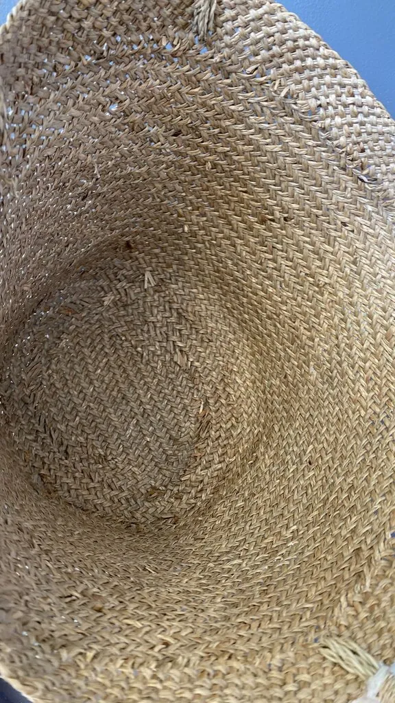 Woven Jute Basket Tote