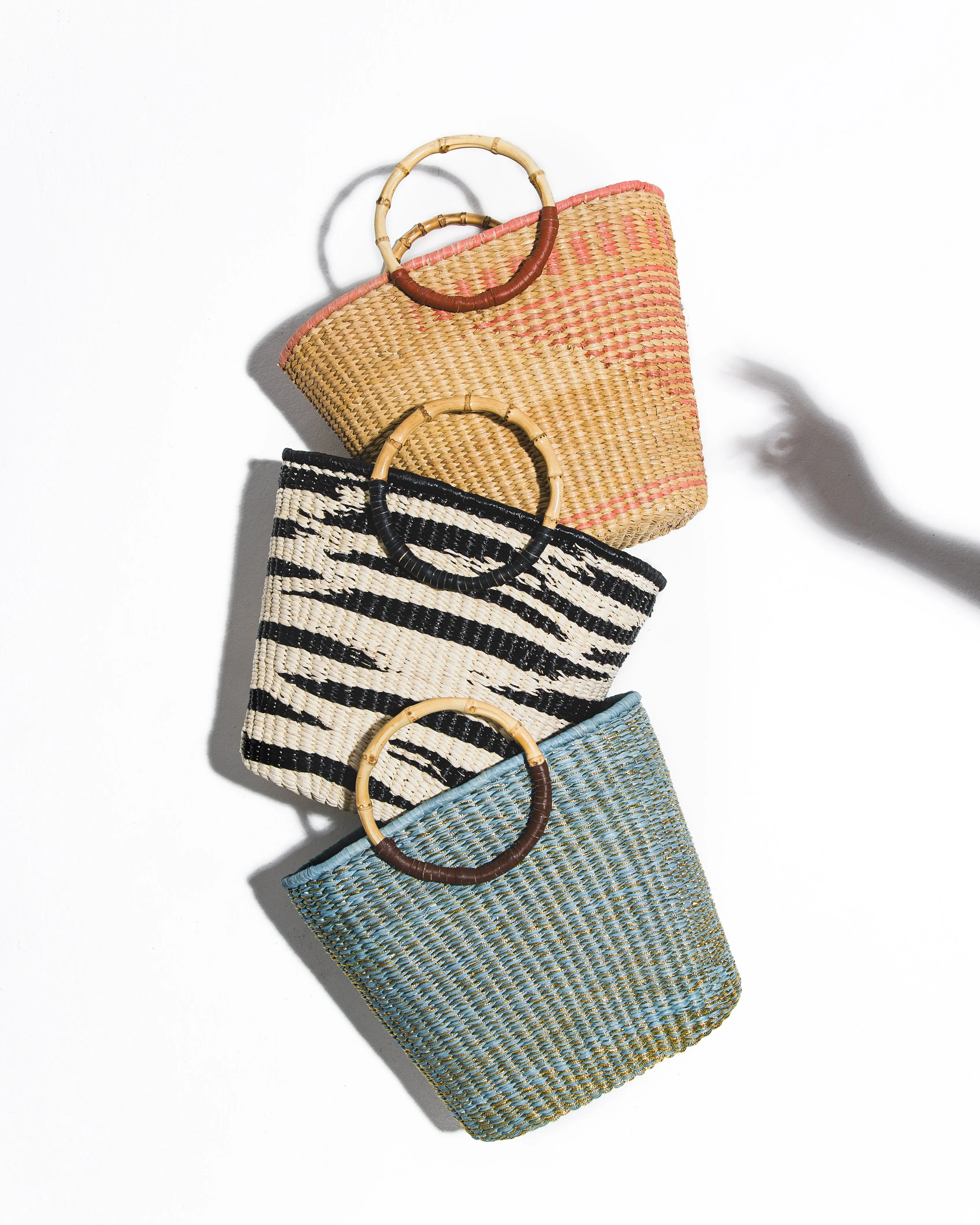 Zebra Medium Tote Handbag