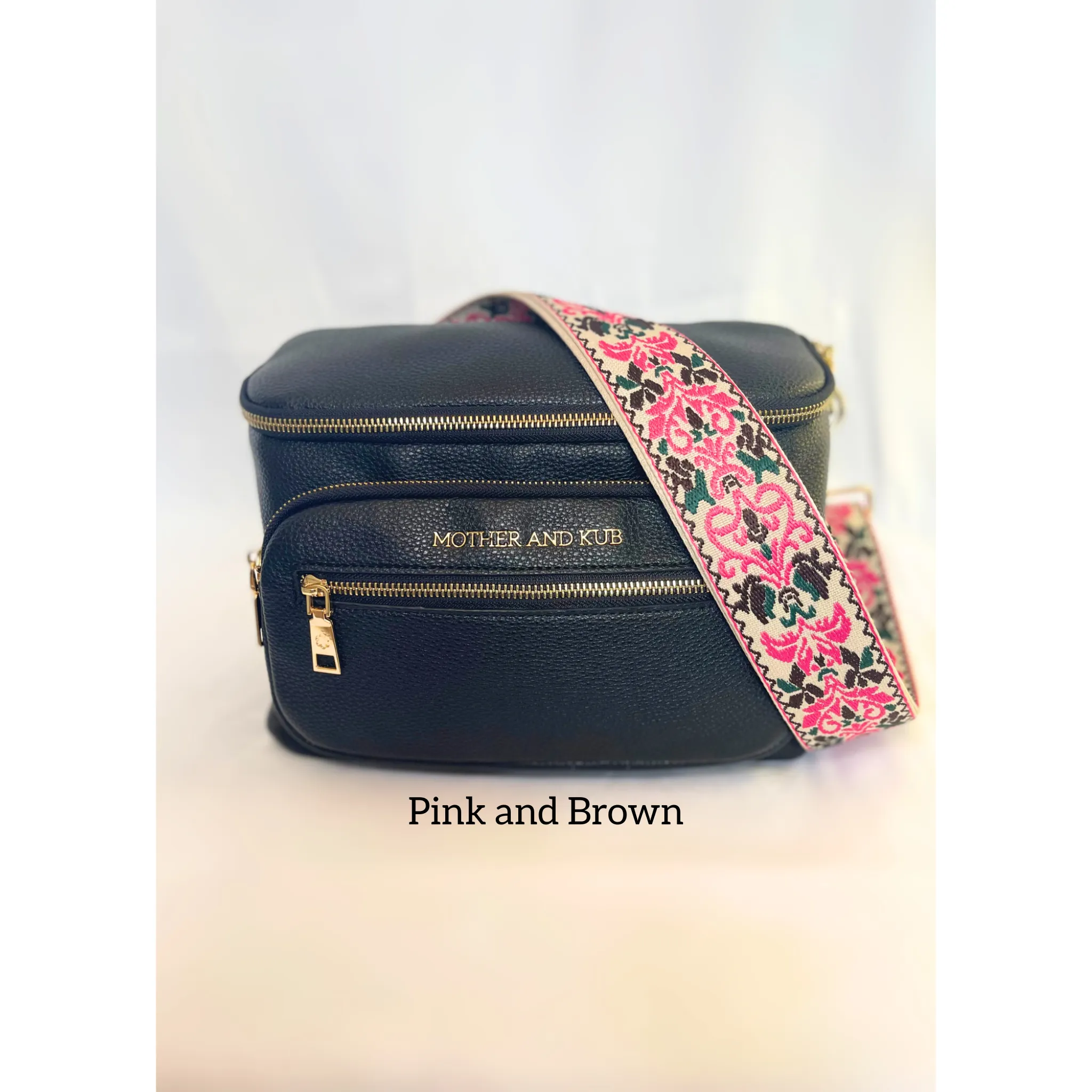 Zoey Crossbody Bag- Black   Strap