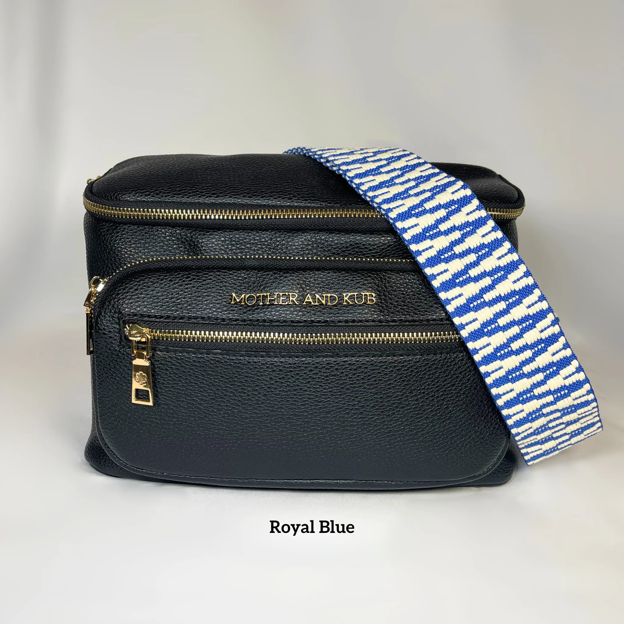 Zoey Crossbody Bag- Black   Strap