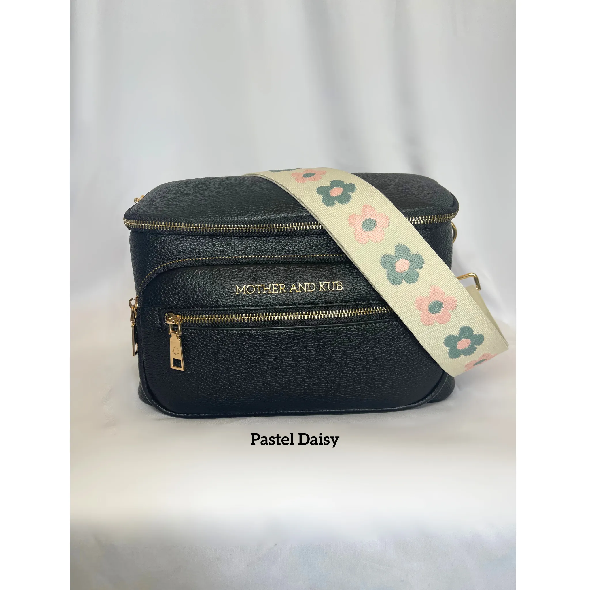 Zoey Crossbody Bag- Black   Strap