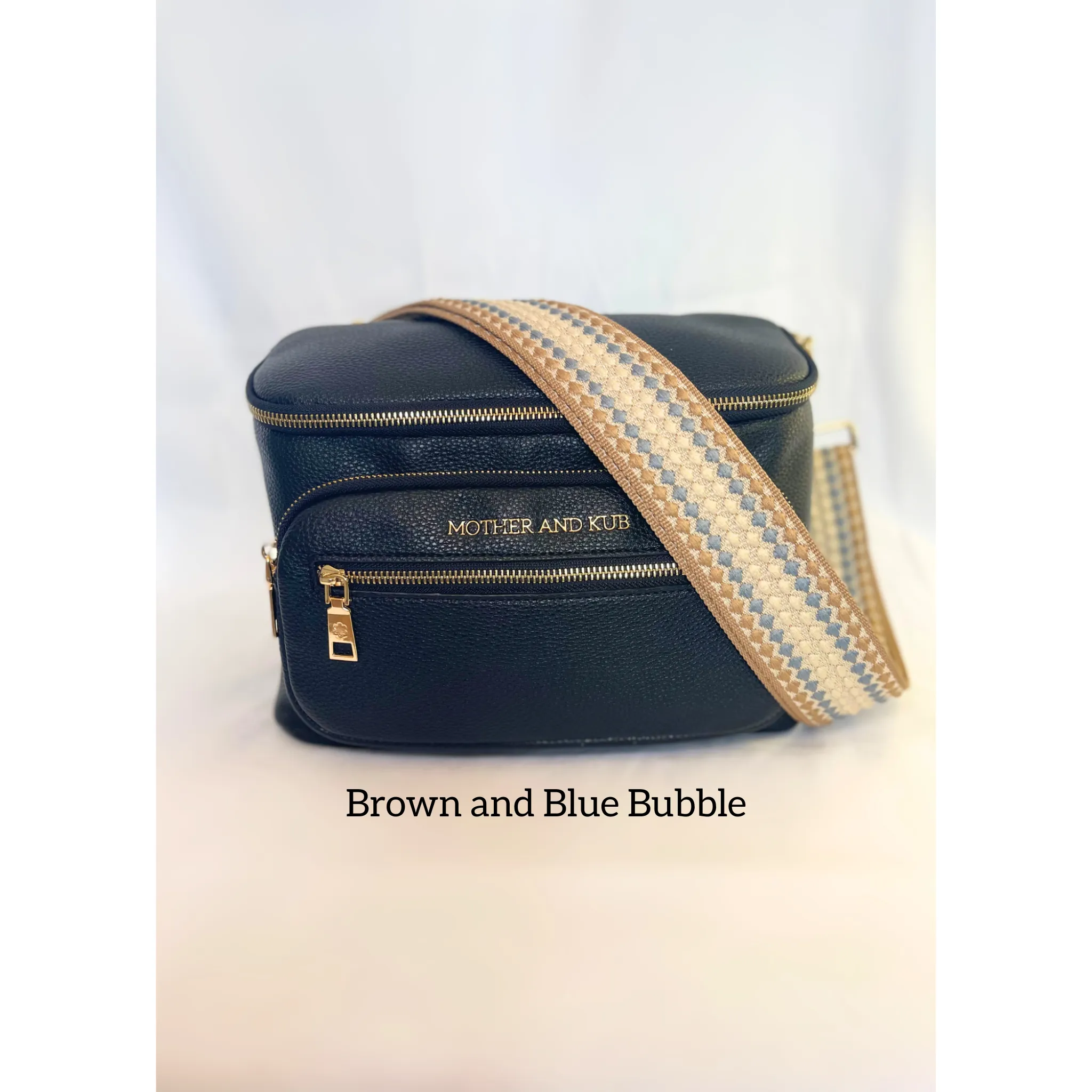 Zoey Crossbody Bag- Black   Strap