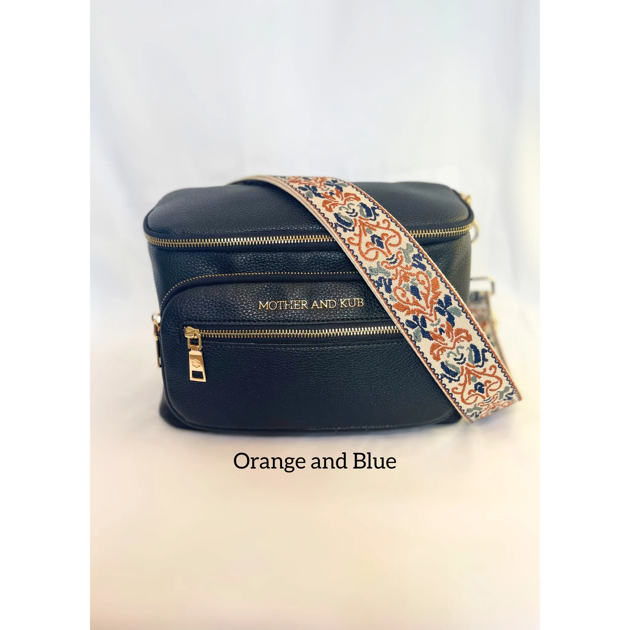 Zoey Crossbody Bag- Black   Strap