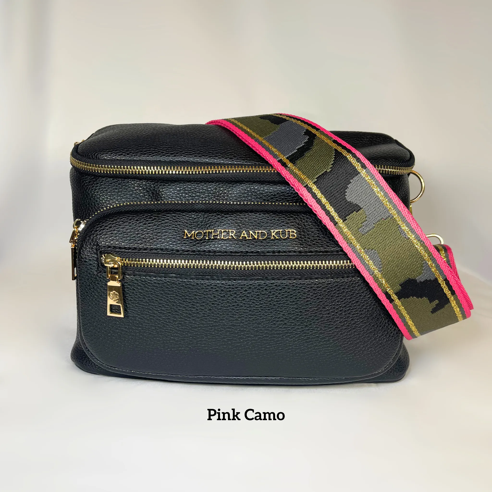 Zoey Crossbody Bag- Black   Strap