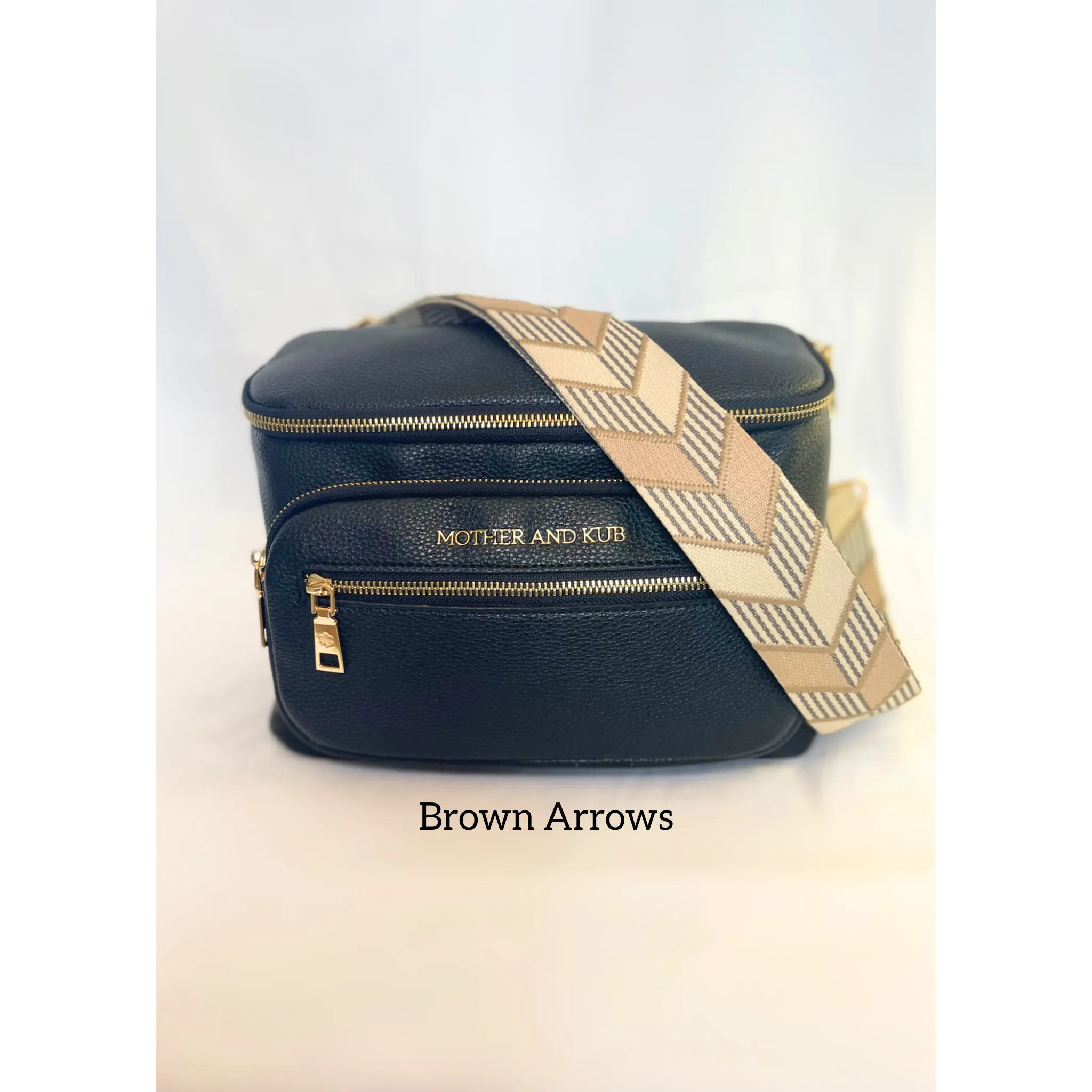 Zoey Crossbody Bag- Black   Strap