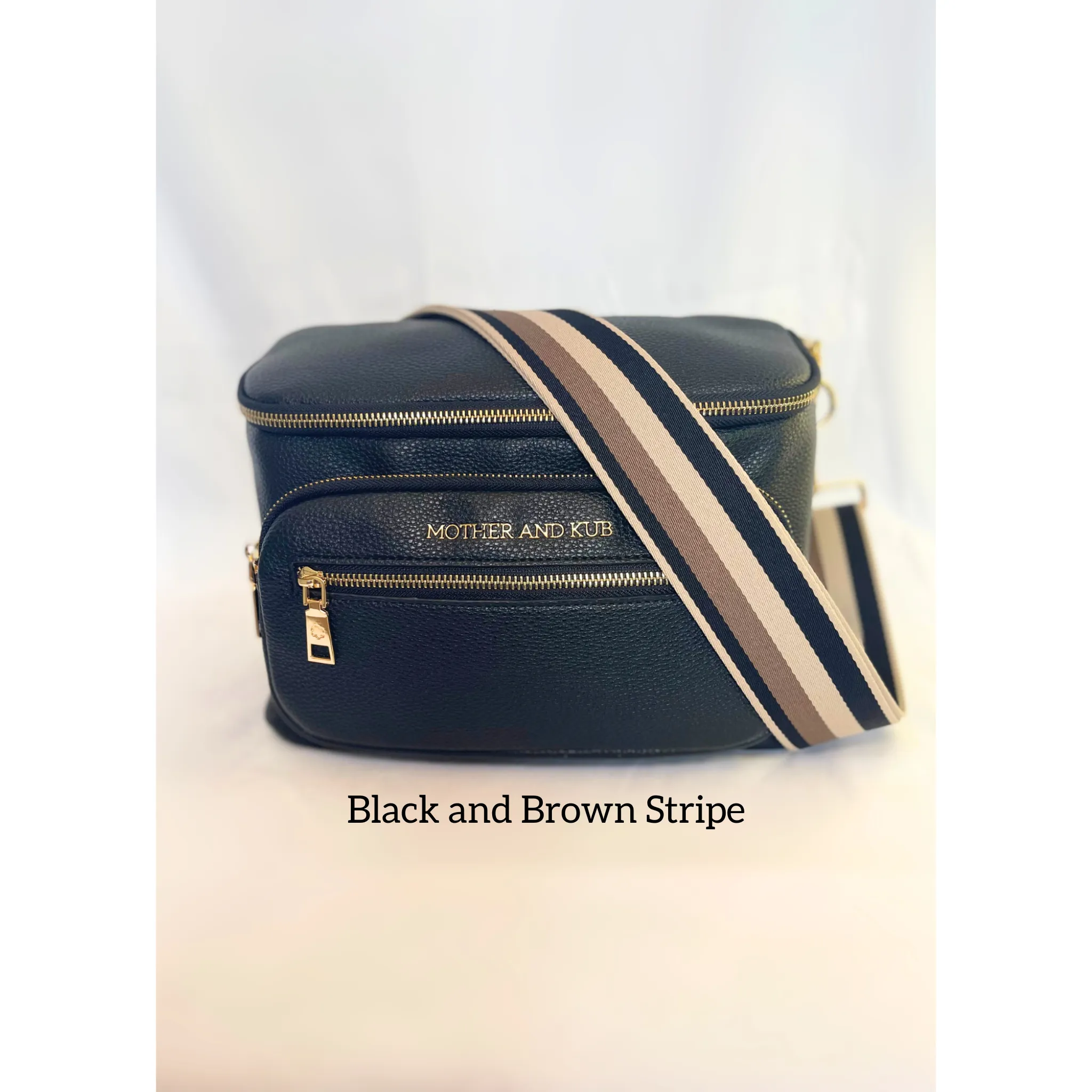 Zoey Crossbody Bag- Black   Strap