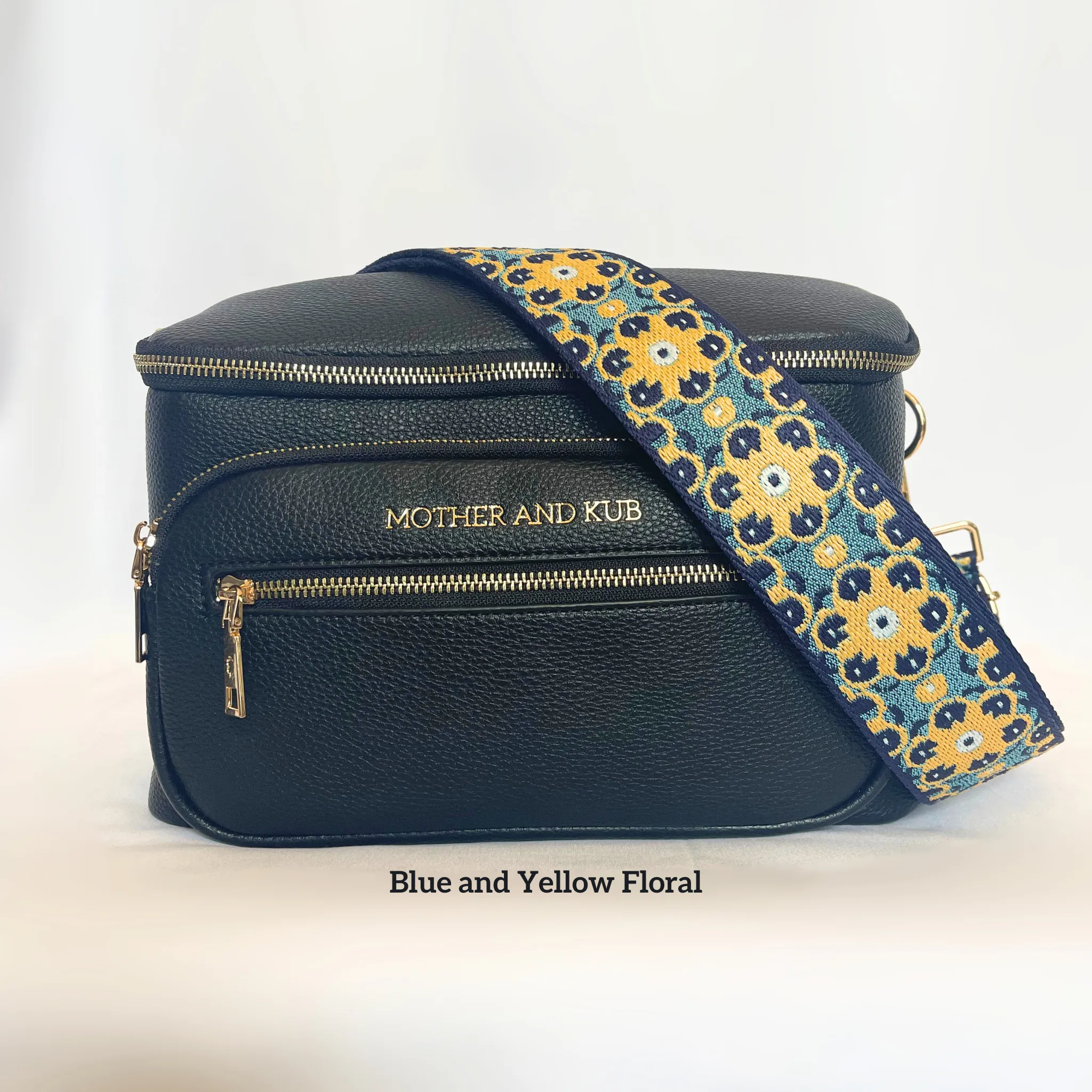 Zoey Crossbody Bag- Black   Strap
